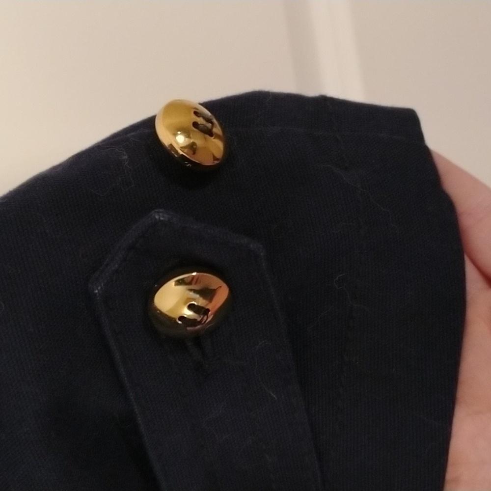 Talbots women's navy blazer jacket 14 - Picture 4 of 7
